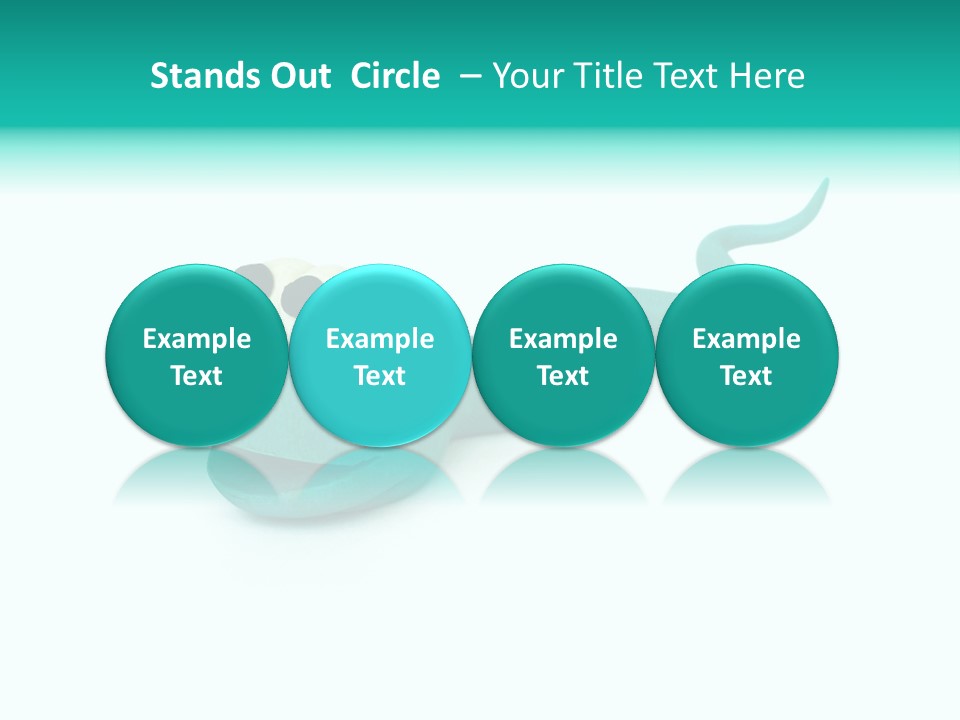 Snake Plasticine Blue PowerPoint Template