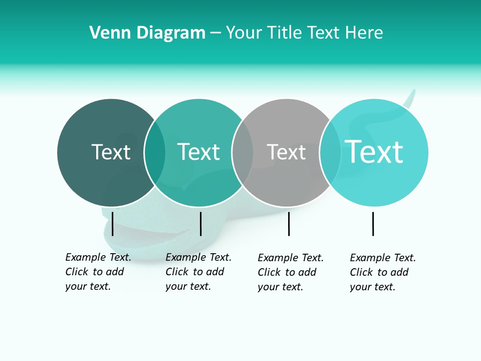 Snake Plasticine Blue PowerPoint Template