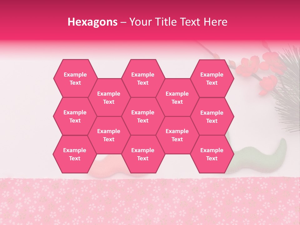 A Pink And Green Toy With A Pink Nose And A Green Toy With A Pink PowerPoint Template