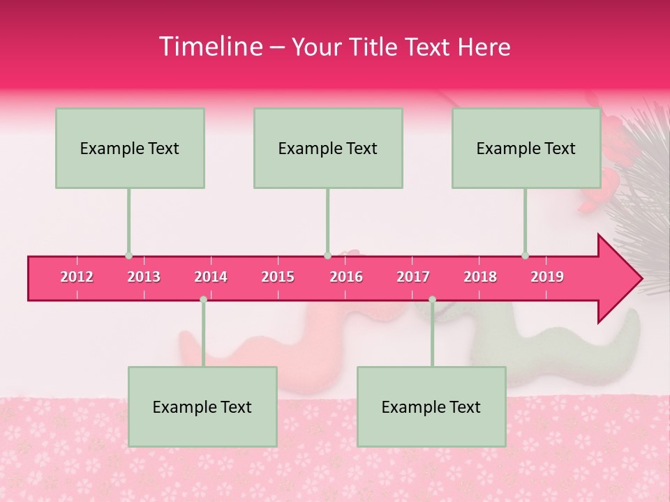A Pink And Green Toy With A Pink Nose And A Green Toy With A Pink PowerPoint Template