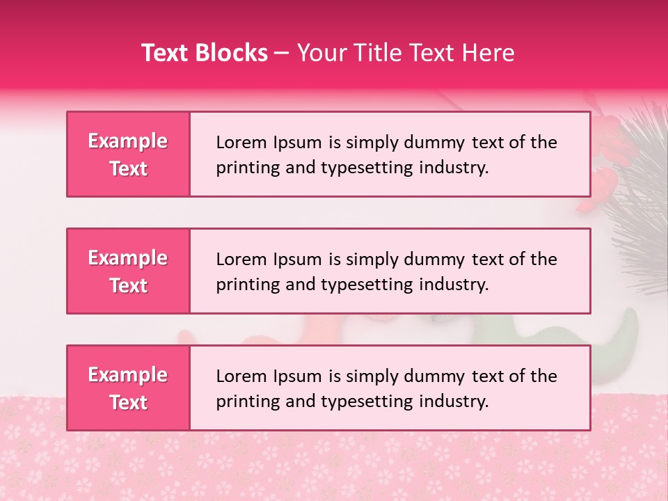 A Pink And Green Toy With A Pink Nose And A Green Toy With A Pink PowerPoint Template