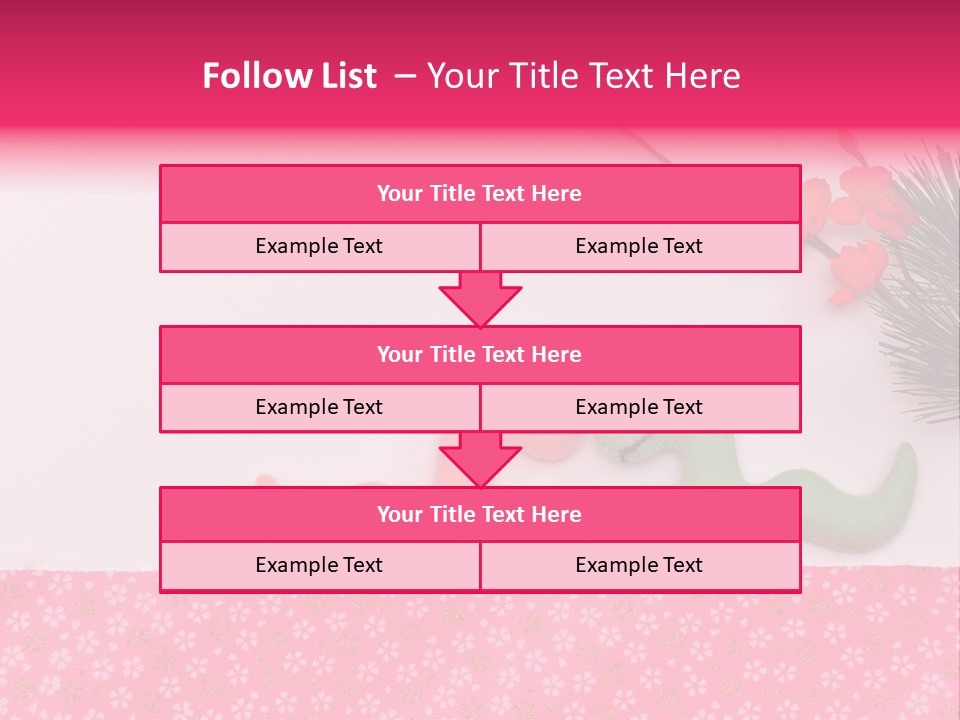 A Pink And Green Toy With A Pink Nose And A Green Toy With A Pink PowerPoint Template