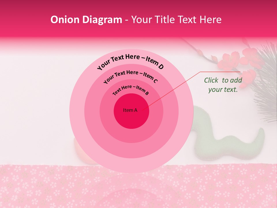 A Pink And Green Toy With A Pink Nose And A Green Toy With A Pink PowerPoint Template