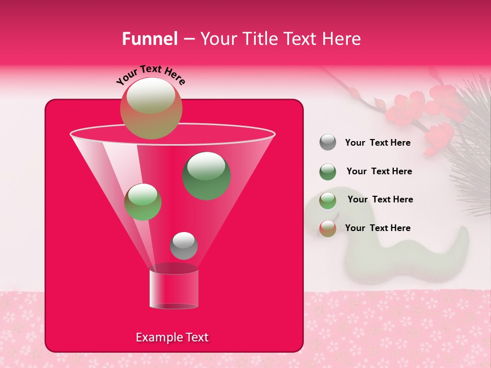A Pink And Green Toy With A Pink Nose And A Green Toy With A Pink PowerPoint Template