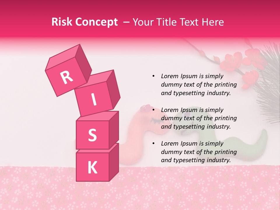 A Pink And Green Toy With A Pink Nose And A Green Toy With A Pink PowerPoint Template