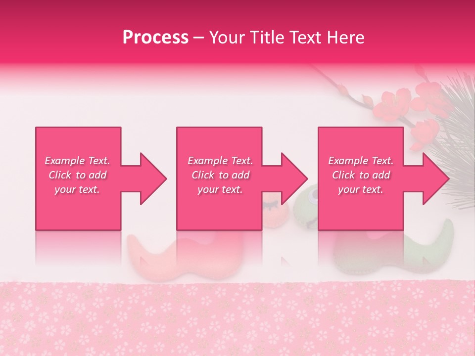 A Pink And Green Toy With A Pink Nose And A Green Toy With A Pink PowerPoint Template