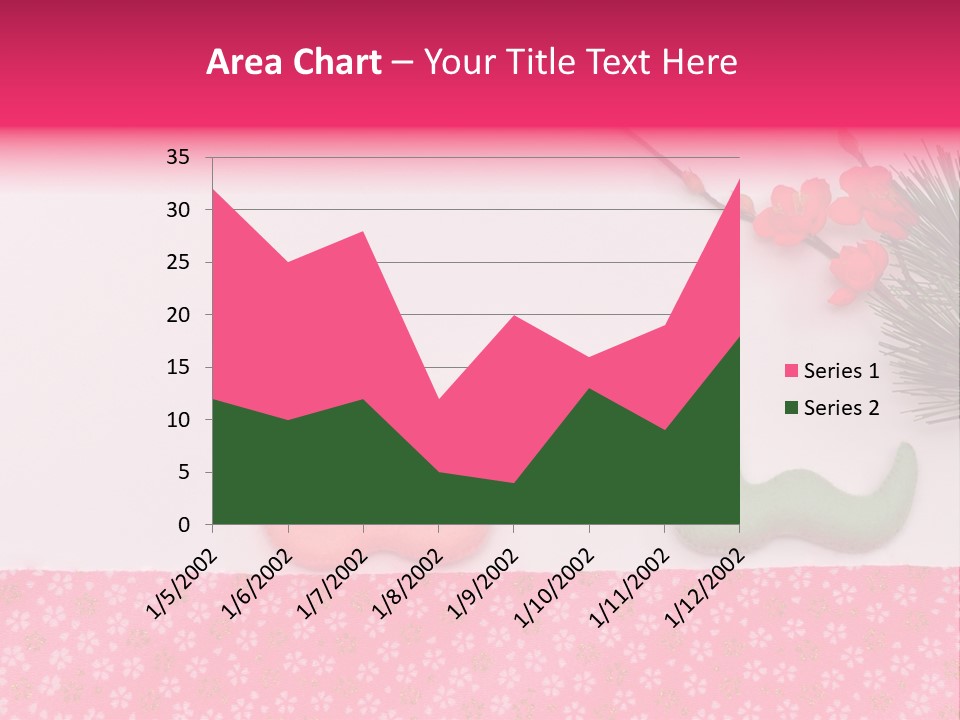 A Pink And Green Toy With A Pink Nose And A Green Toy With A Pink PowerPoint Template