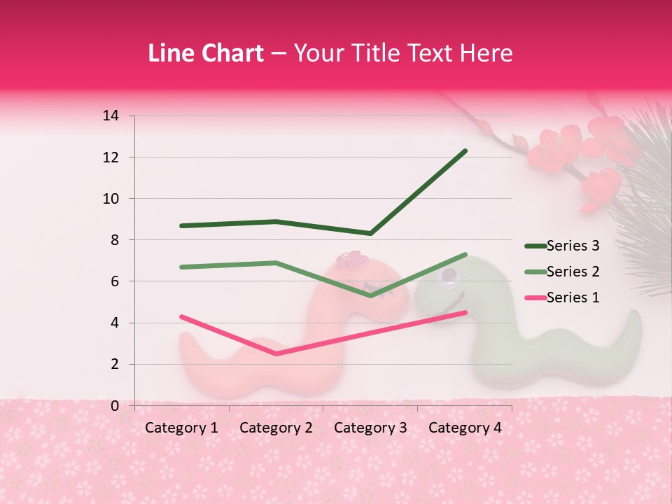 A Pink And Green Toy With A Pink Nose And A Green Toy With A Pink PowerPoint Template