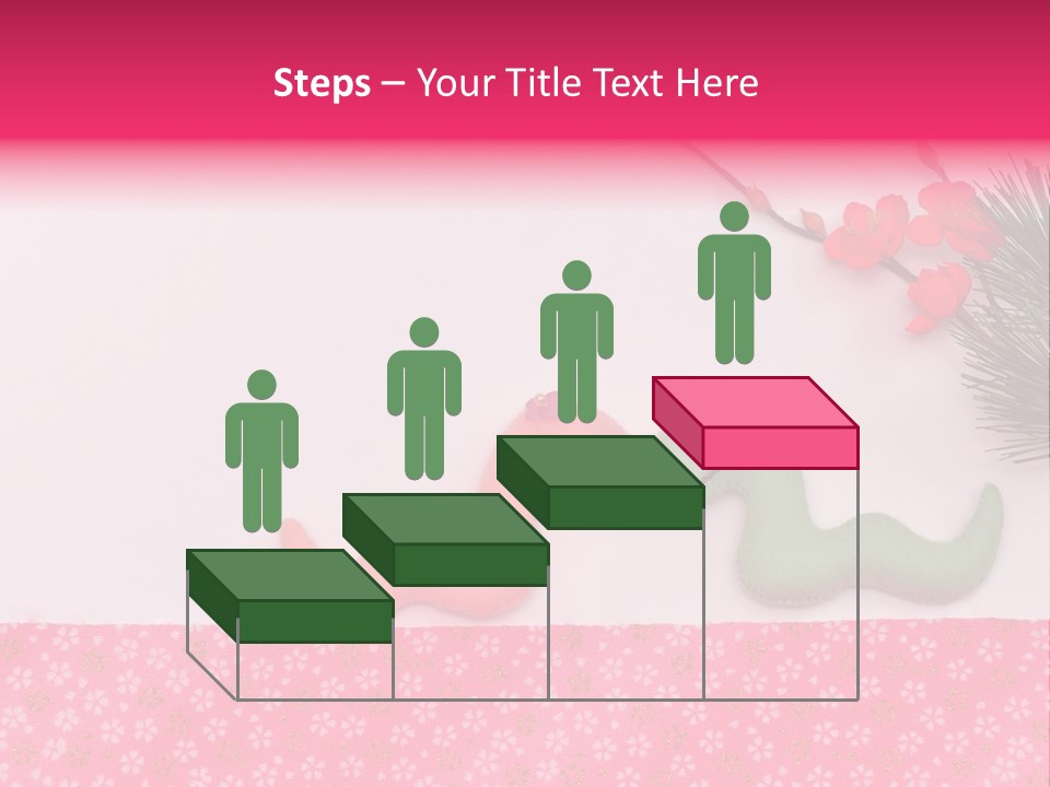 A Pink And Green Toy With A Pink Nose And A Green Toy With A Pink PowerPoint Template