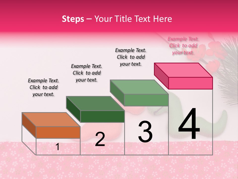 A Pink And Green Toy With A Pink Nose And A Green Toy With A Pink PowerPoint Template