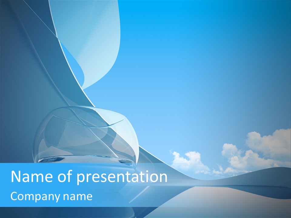 Blue Style Fashionable PowerPoint Template