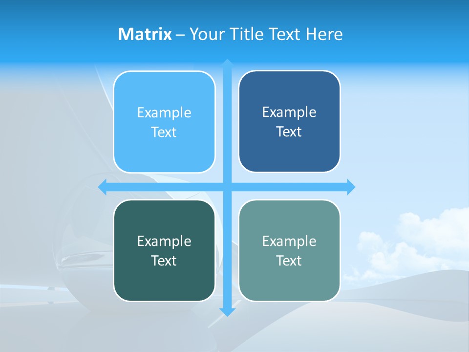 Blue Style Fashionable PowerPoint Template