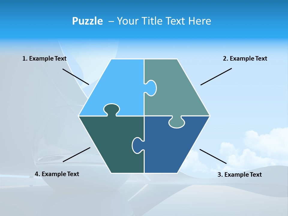 Blue Style Fashionable PowerPoint Template