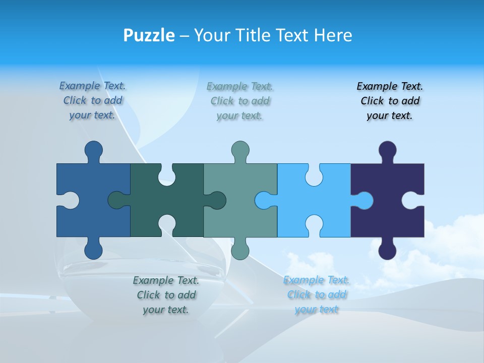 Blue Style Fashionable PowerPoint Template