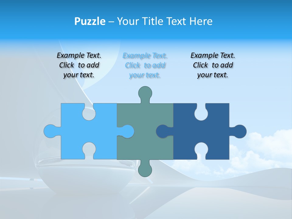 Blue Style Fashionable PowerPoint Template