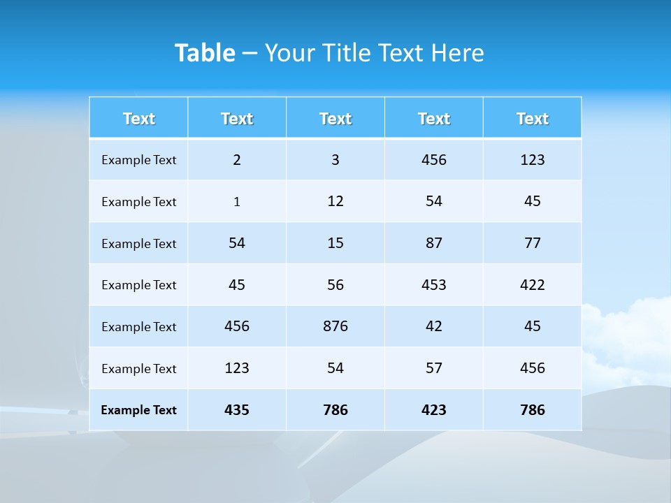 Blue Style Fashionable PowerPoint Template