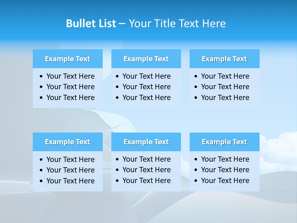 Blue Style Fashionable PowerPoint Template