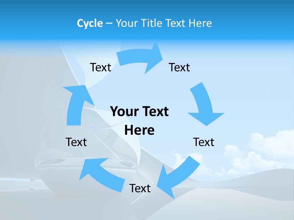 Blue Style Fashionable PowerPoint Template