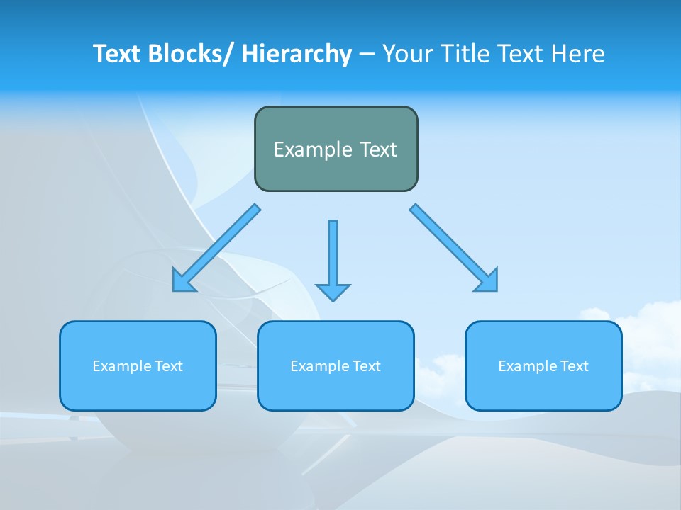 Blue Style Fashionable PowerPoint Template