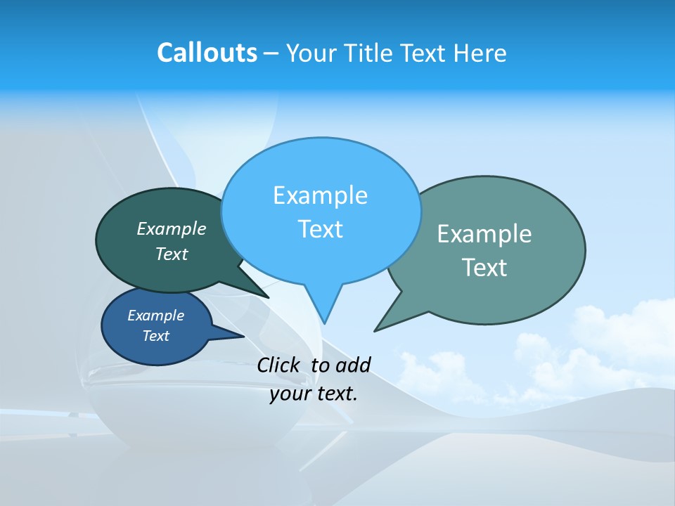 Blue Style Fashionable PowerPoint Template