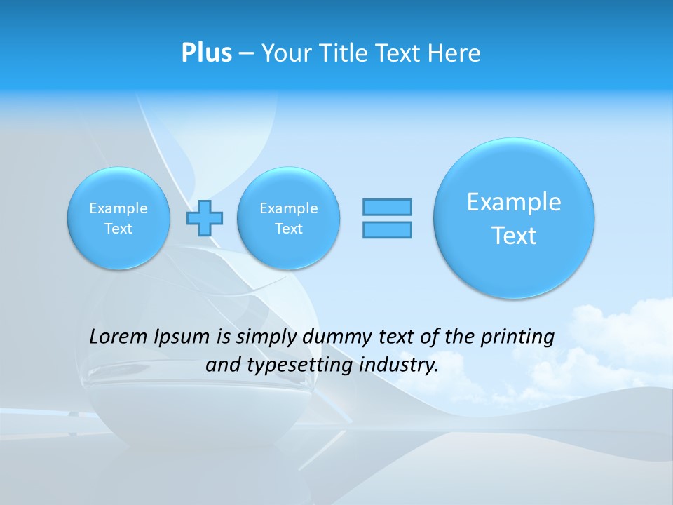 Blue Style Fashionable PowerPoint Template