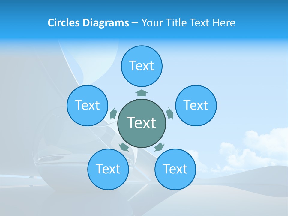 Blue Style Fashionable PowerPoint Template