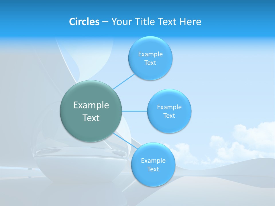 Blue Style Fashionable PowerPoint Template