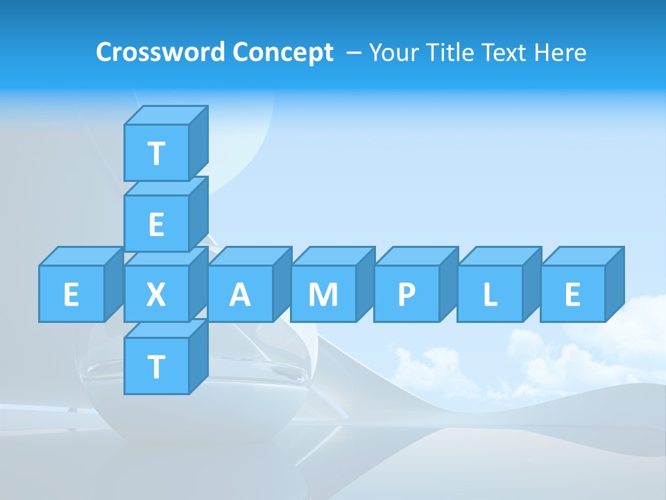 Blue Style Fashionable PowerPoint Template