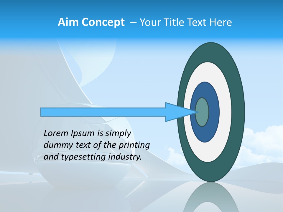 Blue Style Fashionable PowerPoint Template