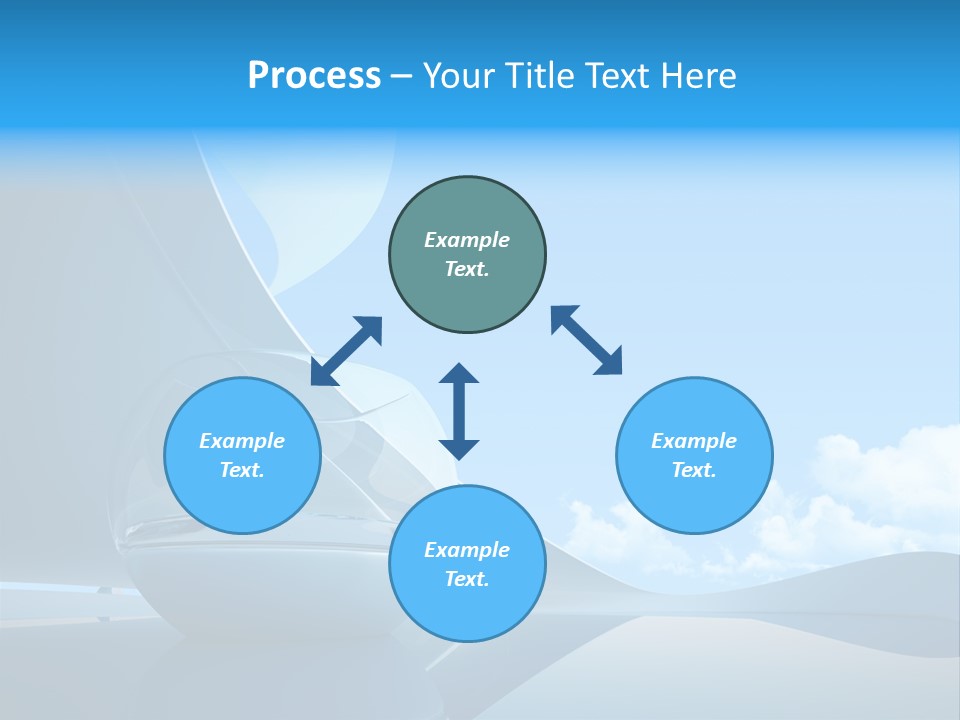 Blue Style Fashionable PowerPoint Template