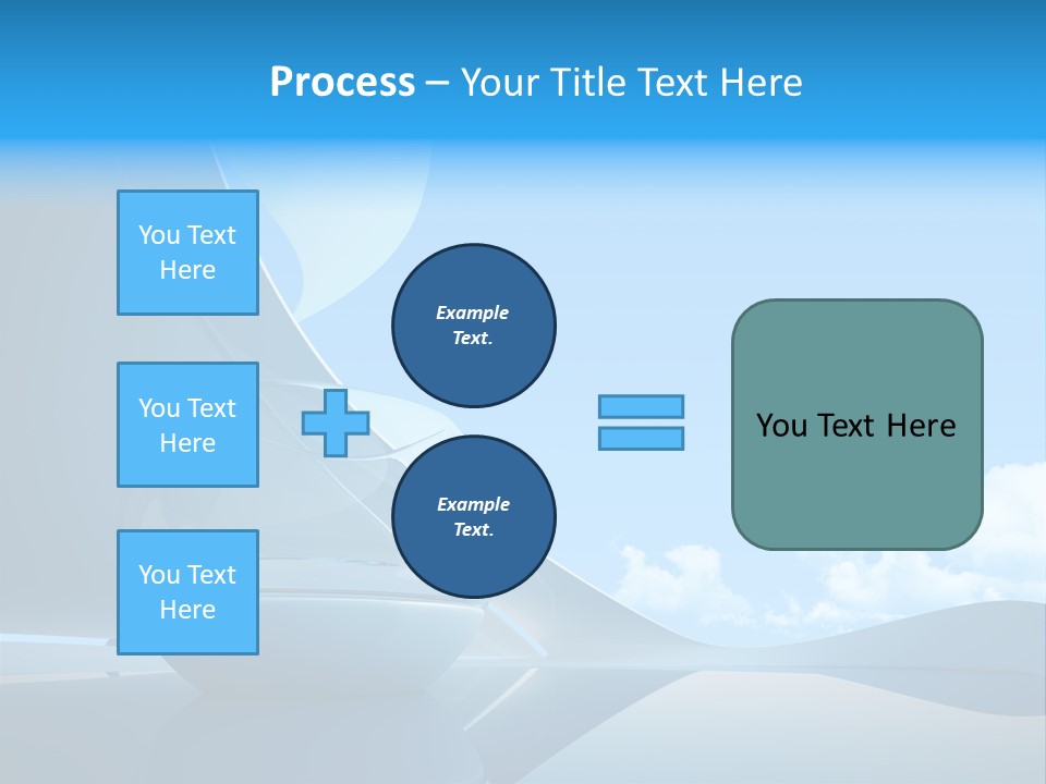 Blue Style Fashionable PowerPoint Template