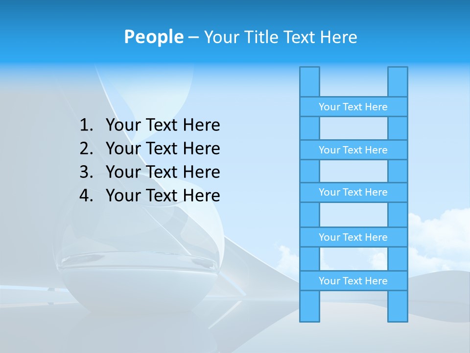 Blue Style Fashionable PowerPoint Template