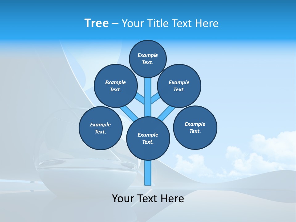 Blue Style Fashionable PowerPoint Template