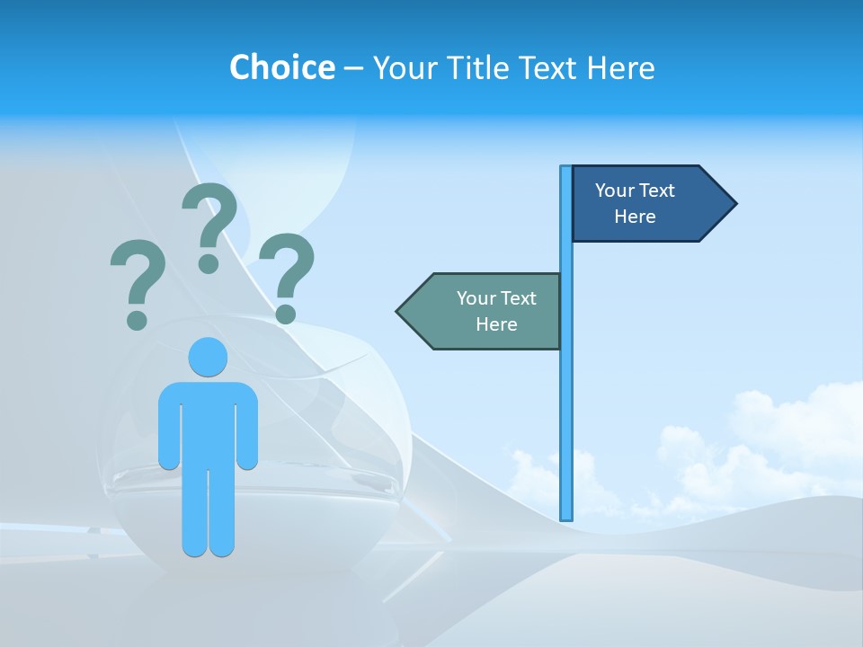 Blue Style Fashionable PowerPoint Template