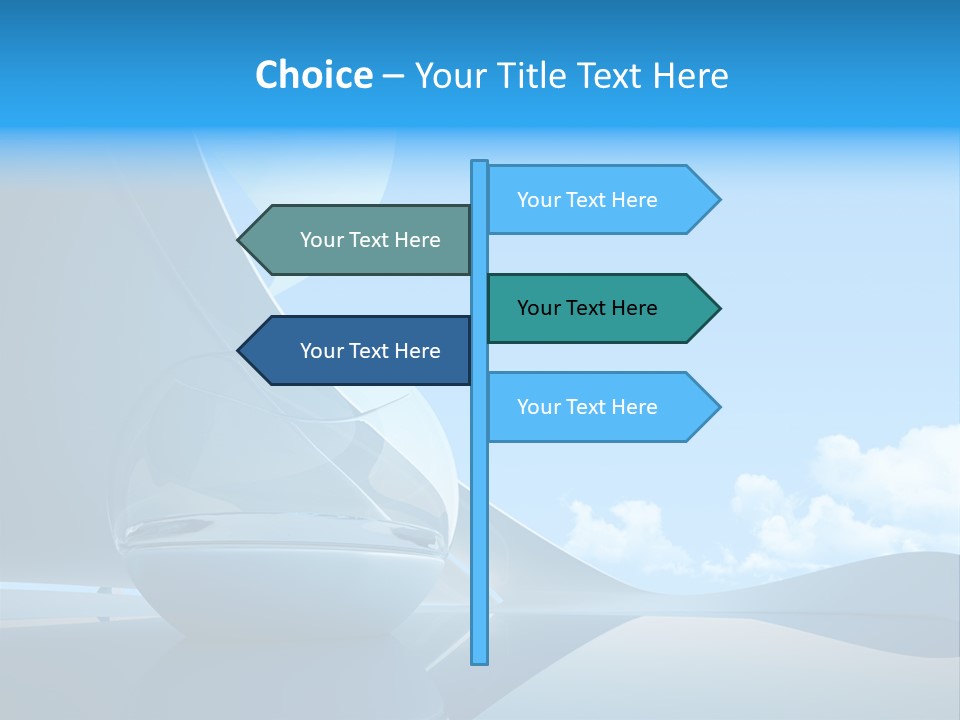 Blue Style Fashionable PowerPoint Template