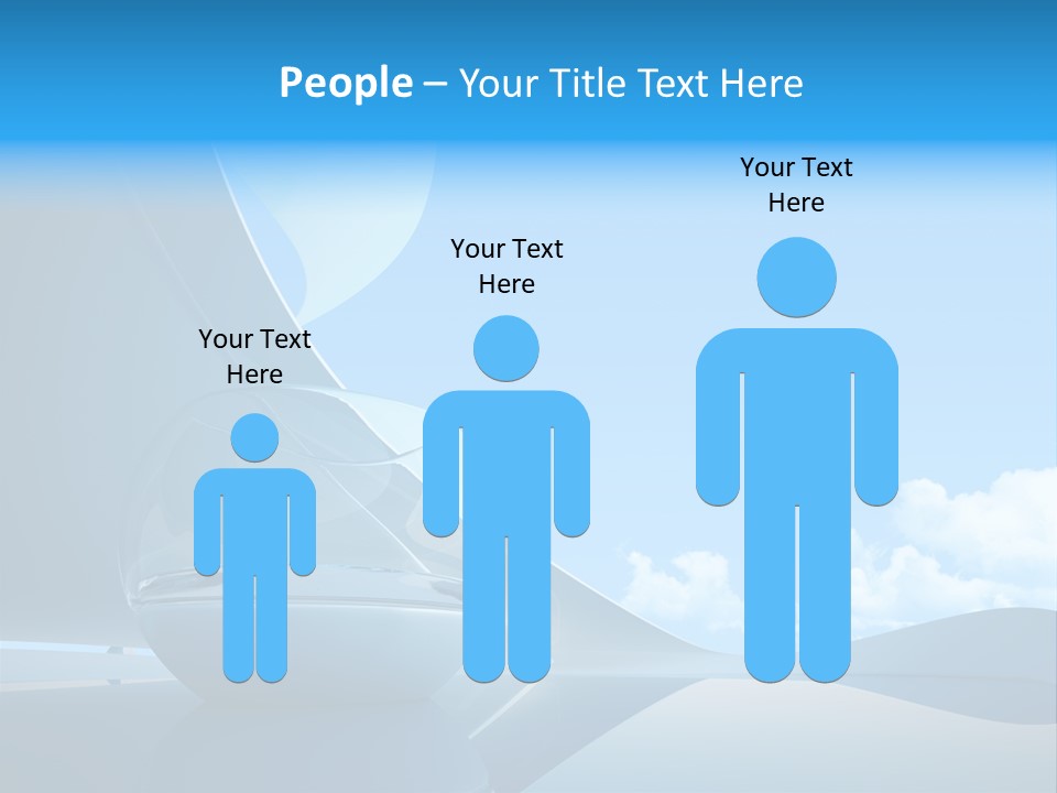 Blue Style Fashionable PowerPoint Template