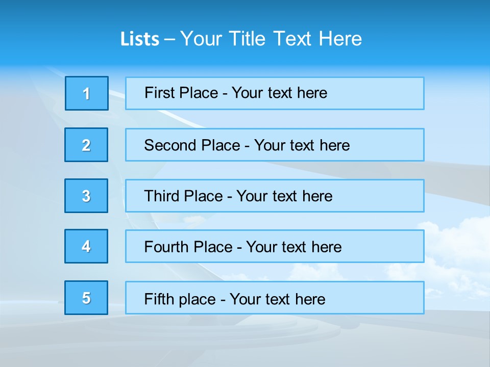 Openspace Flat Reception PowerPoint Template