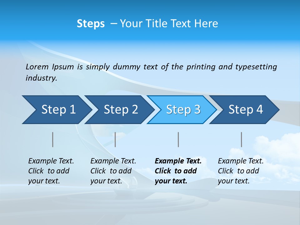 Openspace Flat Reception PowerPoint Template
