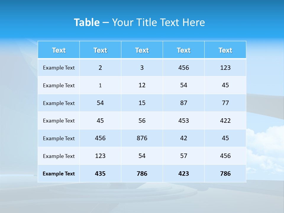 Openspace Flat Reception PowerPoint Template