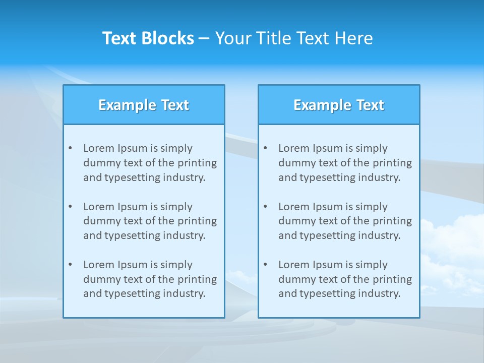 Openspace Flat Reception PowerPoint Template
