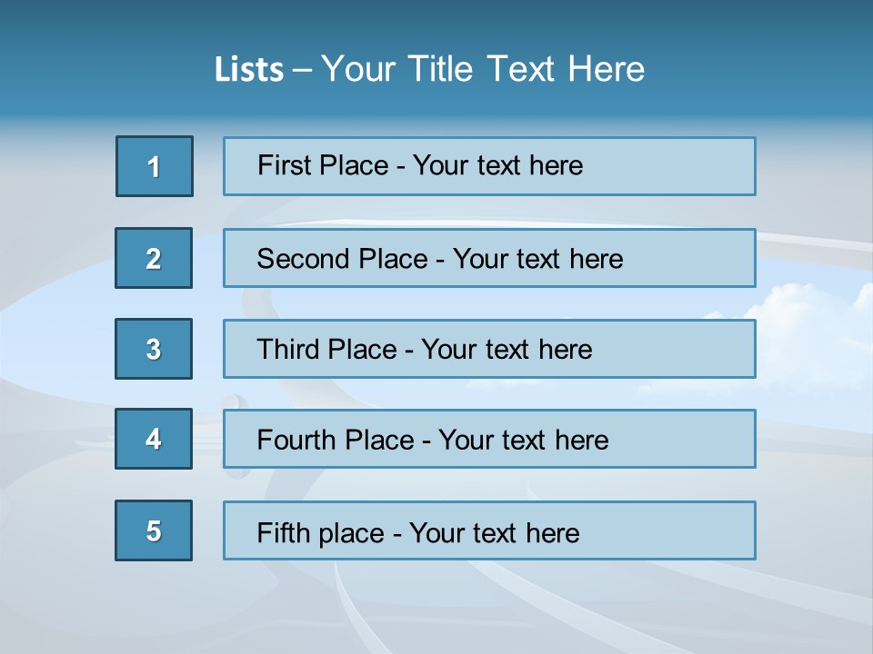 Future Sky Fancy PowerPoint Template