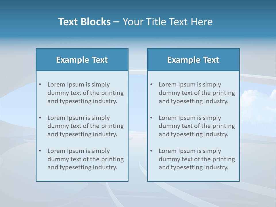 Future Sky Fancy PowerPoint Template