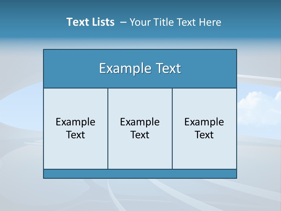 Future Sky Fancy PowerPoint Template