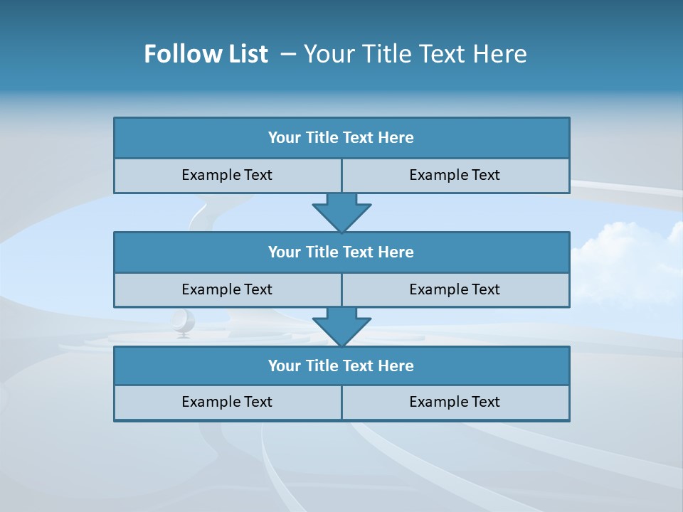 Future Sky Fancy PowerPoint Template