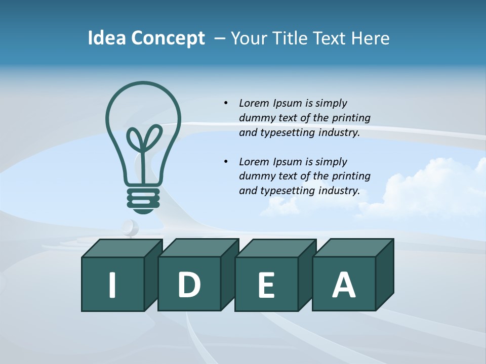 Future Sky Fancy PowerPoint Template
