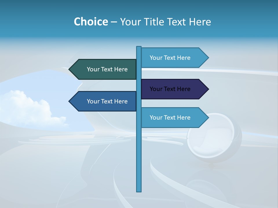 Futuristic Sky Hotel PowerPoint Template