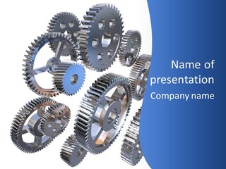 Concept Team Machinery PowerPoint Template