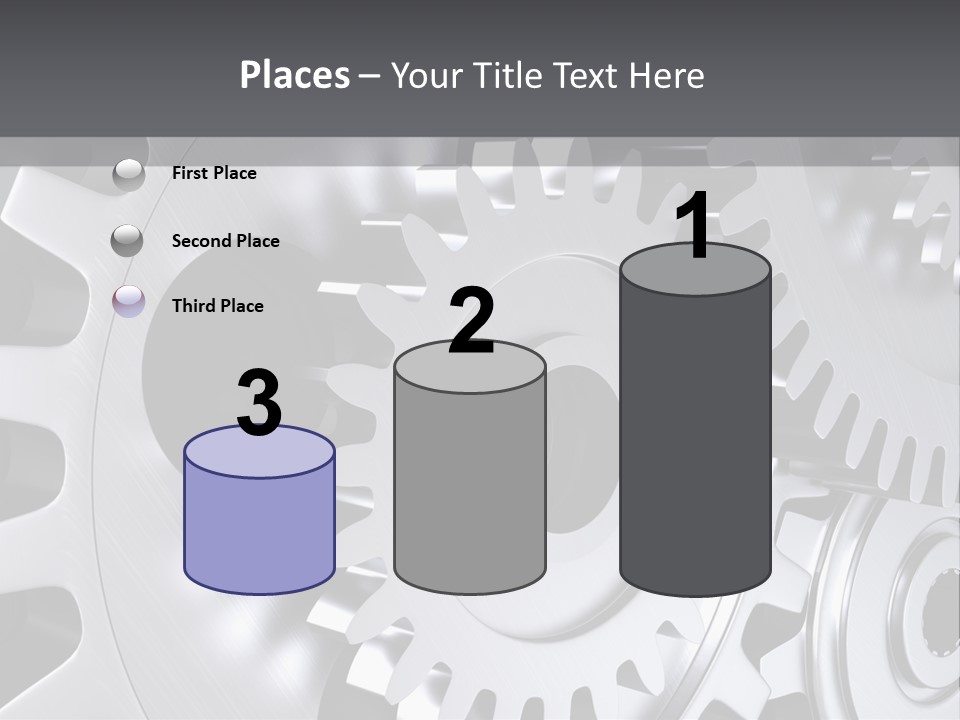 Chrom Technik Energie PowerPoint Template