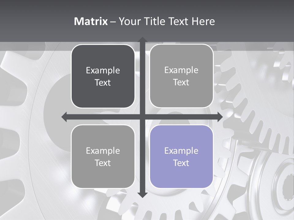 Chrom Technik Energie PowerPoint Template