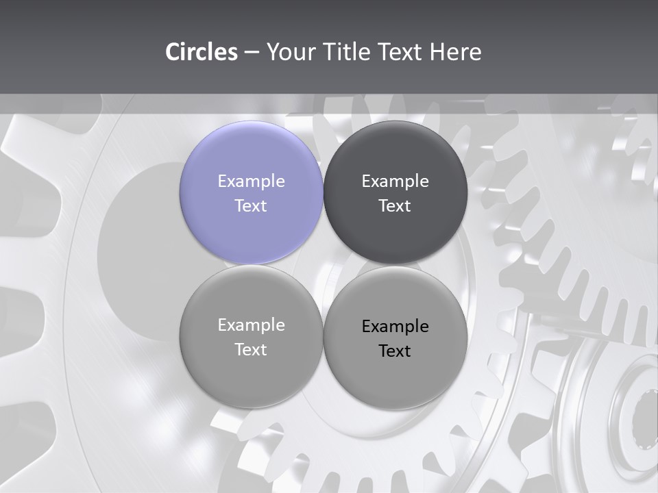 Chrom Technik Energie PowerPoint Template